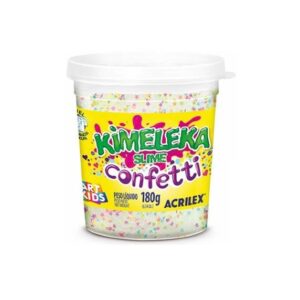 Slime Kimeleka com confete 180g Acrilex