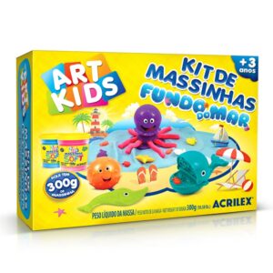 Kit Massinha de Modelar fundo do mar 300g Acrilex