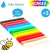 Massinha de modelar soft 12 cores 180g - 22668 (3)