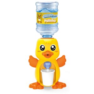 Mini Bebedouro Dispenser de água formato patinho infantil Dm Toys