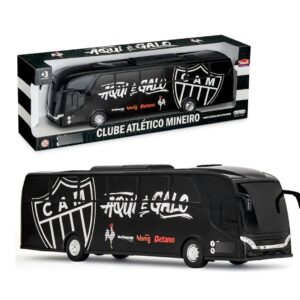 Ônibus miniatura Atlético mineiro galo Usual Brinquedos