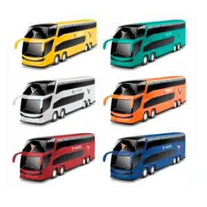 Ônibus viação petroleum 32 cm Roma Brinquedo