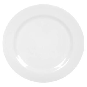 Prato de sobremesa melamine branco 18cm Yazi