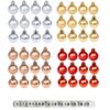 Bola de natal lisa e fosca 4cm 12 un - 23269 31519 31520 31521