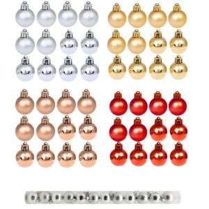 Kit com 12 Bola de natal 4cm lisa ou fosca – enfeite bolinhas de natal Wincy