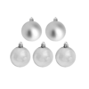 Bola natal 8cm 5 un - 31528