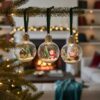Bola natal aberta com led - 27837