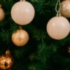 Bola natal brnco ninho perolado 6cm - 31533 (3)