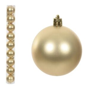 Kit com 9 Bola de natal 6cm lisa e fosca varias cores - enfeito bola de natal Wincy