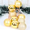 Bola natal dourado 6cm 9 un - 31523 (1)