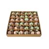 Bola natal rose e verde 3cm - 31505 (1)