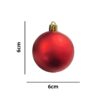 Bola natal vermelho 6cm 9un - 31525 (1)