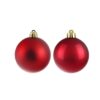 Bola natal vermelho 6cm 9un - 31525 (2)
