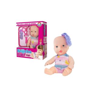 Boneca meu beijinho baby hair Sid-Nyl