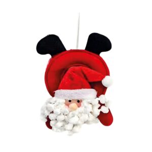 Papai noel porta maçaneta 13cm - enfeite decoração natal Wincy