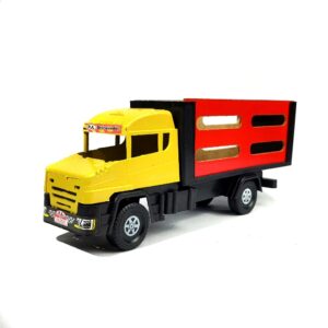 Caminhão de madeira mini boiadeiro infantil califórnia 30cm P.A Souza