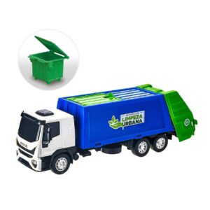 Caminhão coletor de lixo de brinquedo Iveco tector Usual