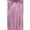 Cortina metalizada rosa bebe - 31665