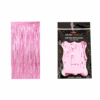 Cortina metalizada rosa bebe - 31665