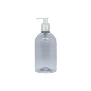 Frasco pet 500ml com válvula pump saboneteira