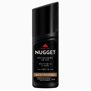 Graxa liquida para sapatos e tênis nugget 60ml preto