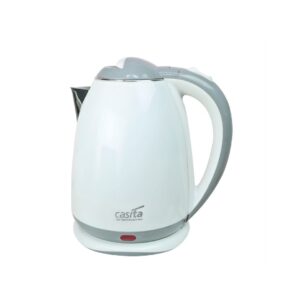 Jarra elétrica branca de inox 1,8 litros 1500W 127V Casita