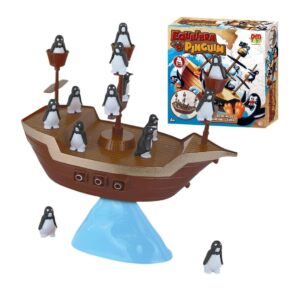 Jogo Equilibra o pinguim brinquedo infantil Dm Toys