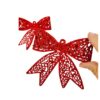 Laço vazado vermelho com glitter - 31819 (1)