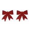 Laço vazado vermelho com glitter - 31819 (3)