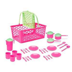 Cesta leva papinha sweet fantasy cozinha com 28 peças Cardoso