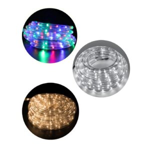 Mangueira de led pisca-pisca 10m 180 leds 8 funções 127V - enfeite de natal Wincy