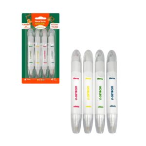 Marca texto apagável blister com 4 cores Leo&Leo