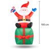 Papai noel inflavel sentado - 31511 (5)
