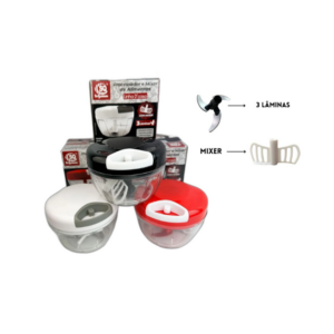 Processador de alimentos 500ml 3 laminas e mixer SQ