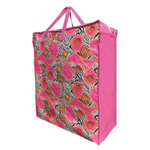 Sacola com zíper reutilizável grande 65x55x25 Aliança - bolsa ecobag