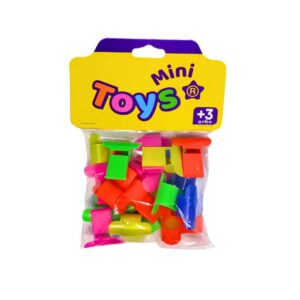 kit com 20 Mini Apito juiz de brinquedo Mini Toys - para lembrancinhas