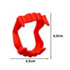 Dentadura plastica vermelha - 17302 (3)