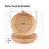 Forma descartavel para air fryer 1L redonda - 28924 (4)