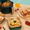 Forma descartavel para airfryer 1,1L quadrado - 28933 (2)
