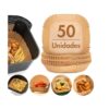 Forma descartavel para airfryer 1,1L quadrado - 28933 (7)