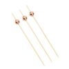 Palito de bambu bolinha rose - 30821 (3)