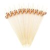 Palito de bambu bolinha rose - 30821 (4)