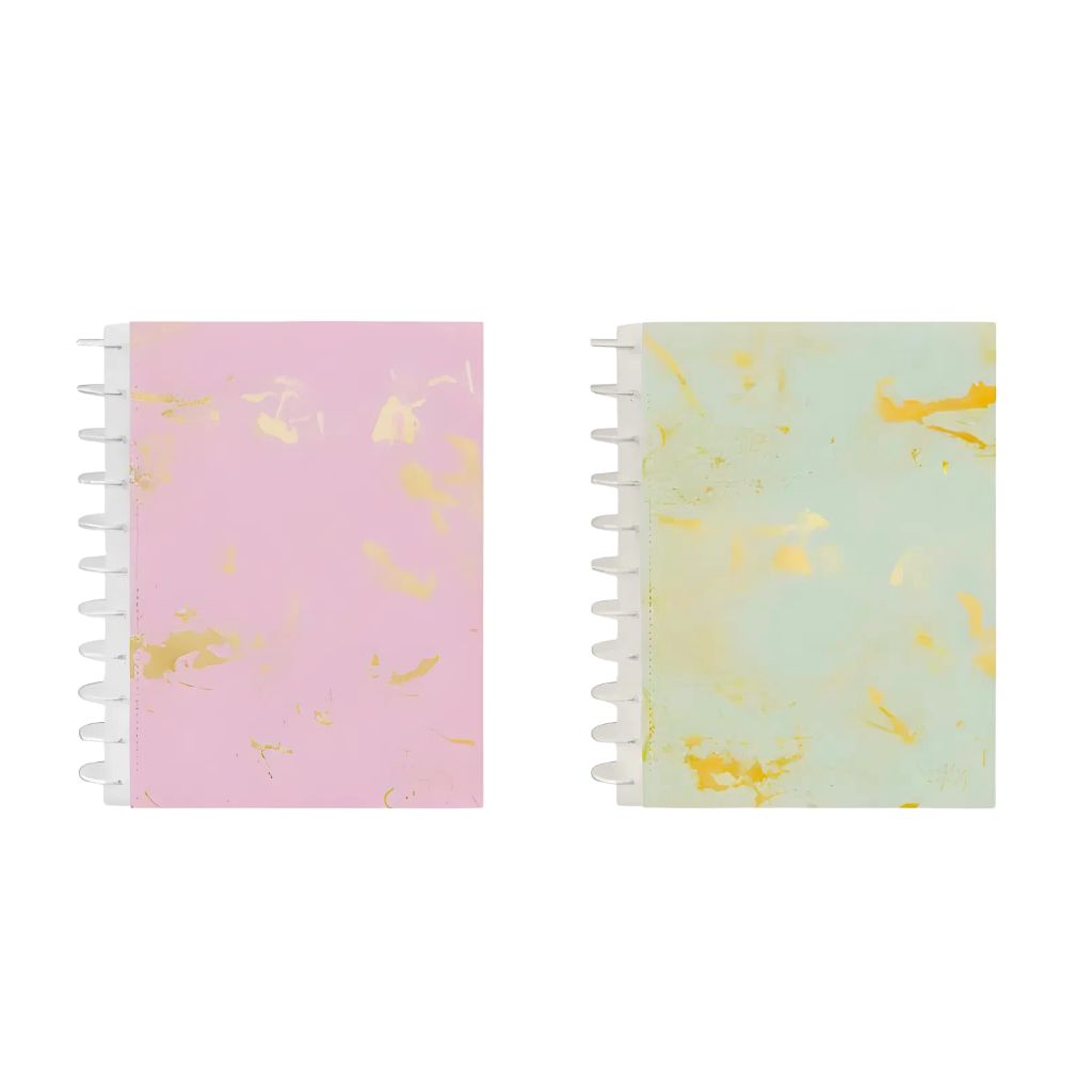 Caderno de disco inteligente marble majesty 1 matéria A4 80 folhas Magic Wings Kit