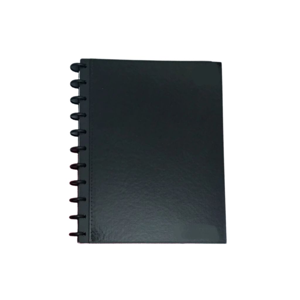 Caderno de disco inteligente preto 10 matérias A4 160 folhas Magic Wings Kit