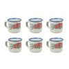 Caneca esmaltada floral 6cm - 2046 (8)