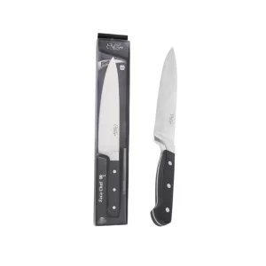 Faca chef 8" pro cabo abs preto 36cm Chef Line