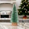 Mini arvore natal verde nevada com led - 31985 (2)
