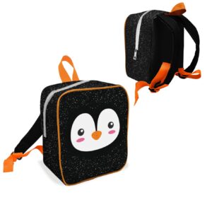 Lancheira infantil termica com alça Pinguim Leo E Leo