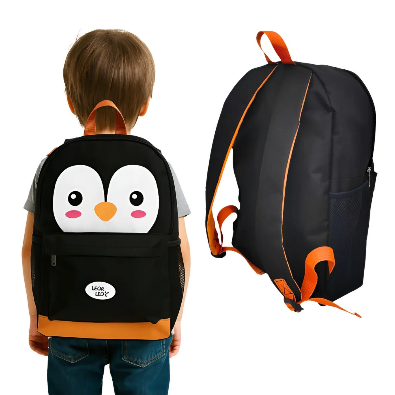 Mochila infantil Pinguim Leo&Leo