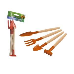 Conjunto para jardinagem mini ferramentas 4 peças Western